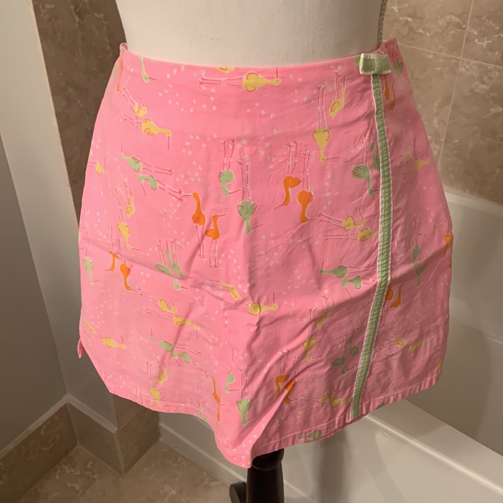 Vintage LILLY PULITZER Beach Comber Print Skort